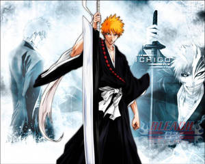 Ichigo Kurosaki Two Hollow Forms Wallpaper