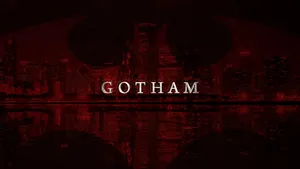 Iconic Batman Logo In 4k Gotham Setting Wallpaper
