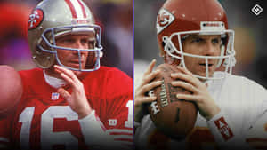 Iconic Four-time Super Bowl Champion, Joe Montana Wallpaper