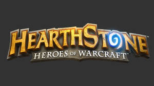 Iconic Hearthstone Logo - Symbol Of Epic Card Battles Wallpaper