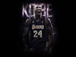 Iconic Numbers - Kobe Bryant's 24 Logo Wallpaper