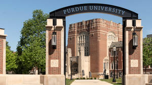 Iconic Purdue University Gateway Wallpaper