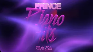 Iconic Purple Stave Of The Late Pop Icon, Prince Symbol Wallpaper