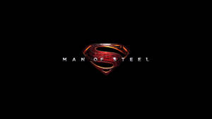 Iconic Superman Logo On Textured Background Wallpaper