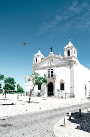 Igreja Matriz Church Portugal Wallpaper