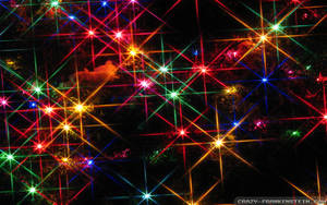 Illuminate The Holiday Season With Colorful Christmas Lights Wallpaper