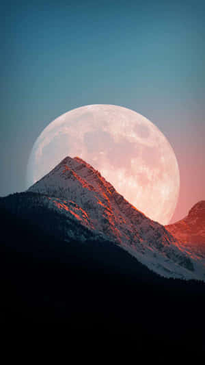 Illuminate Your World With The Moon Iphone Wallpaper