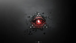 Illuminati Red Eye Illusion Wallpaper