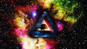 Illuminati Triangle Trippy Wallpaper