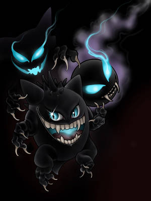 Illuminating The Dark With A Gengar Wallpaper