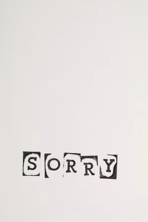 Im Sorry Stamp Wallpaper