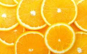 Image A Bright, Vibrant, And Delicious Cute Orange Wallpaper