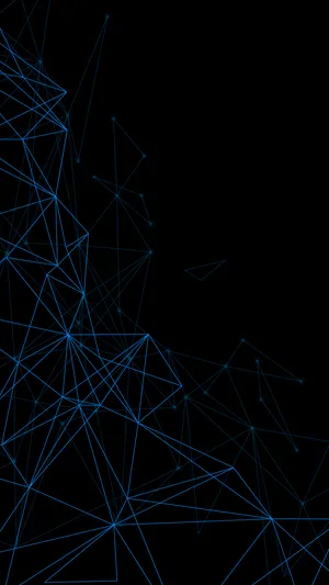 Image A Vibrant Blue Amoled Display Glowing In The Dark Wallpaper