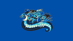 Image Blastoise Logo With Water Type Symbol Wallpaper