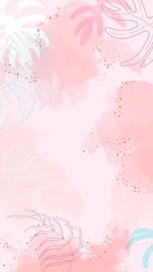 Image Colorful And Soft Pink Watercolor Wallpaper