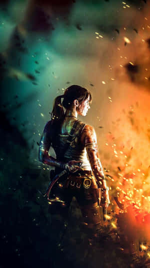 Image Embark On An Epic Adventure With The Tomb Raider Phone Wallpaper