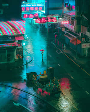Image Enjoy The Calm Of Aesthetic Rain Wallpaper