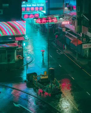 Image Enjoy The Calm Of Aesthetic Rain Wallpaper