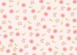 Image Fresh Pink Flower Complement A Summer Day Wallpaper
