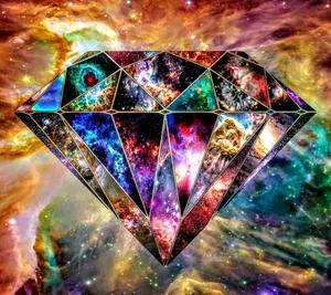 Image Glistening Galaxy Diamond Wallpaper