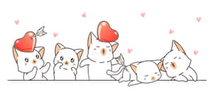 Image 'kawaii Valentine Celebration' Wallpaper