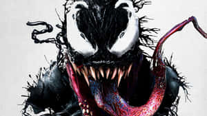 Image Magnified Abstract Details Of Venom Character Wallpaper