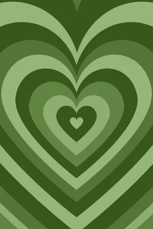 Image Mint Green Hearts Setting The Scene For A Magical Day Wallpaper