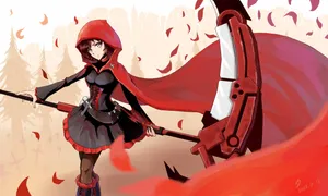 Image Ruby Rose From Rwby Ready For Adventure Wallpaper