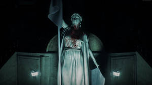 Image Scary Goddess Statue From Resident Evil 2 Remake Wallpaper
