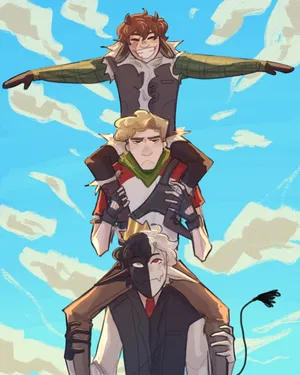 Image Three People Enjoying A Lively Conversation On A Park Bench. Wallpaper