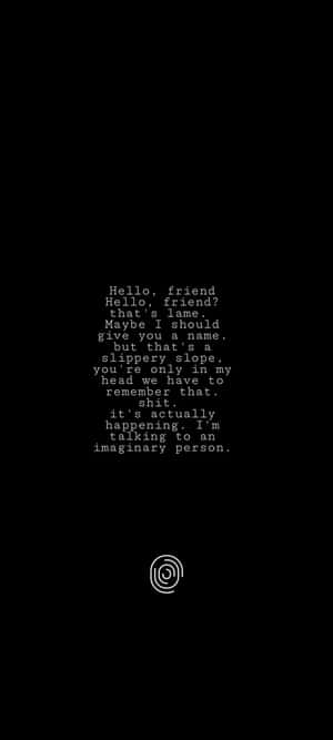 Imaginary_ Friend_ Dialogue Wallpaper