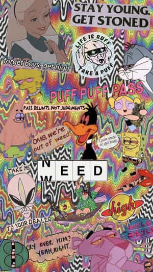 Immersing In An Ethereal World Of Colors And Shapes Wallpaper