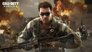 Immersive 3d Gaming Experience With Cod Mobile Wallpaper