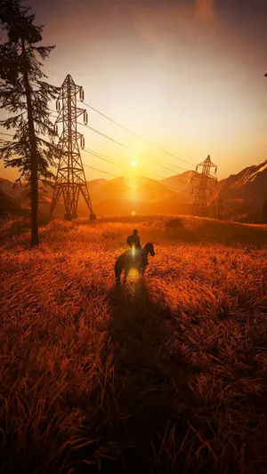 In-game Shot Red Dead Redemption Ii Phone Wallpaper