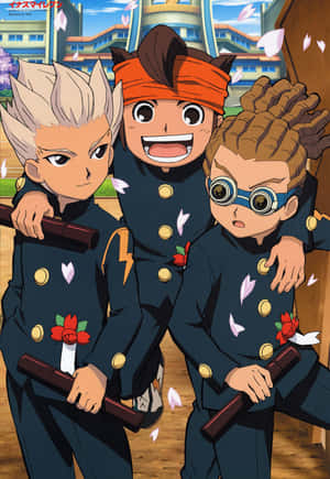 Inazuma_ Eleven_ Animated_ Trio Wallpaper