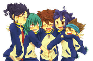 Inazuma_ Eleven_ Group_ Hug Wallpaper