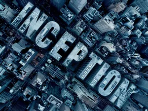 Inception Movie Aerial View Building Letters Wallpaper