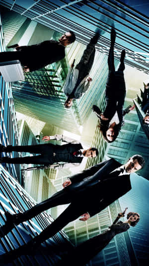 Inception Movie Gravity Defying Scene Wallpaper