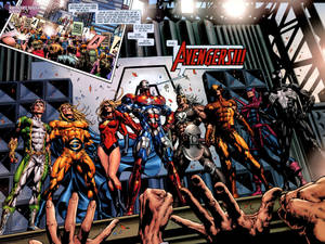 Incredible Avengers Comic Book Wallpaper