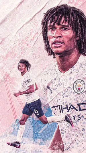 Incredible Nathan Ake Fan Art Wallpaper