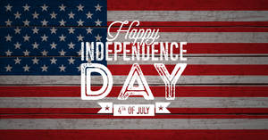 Independence Day Vintage Flag Wallpaper