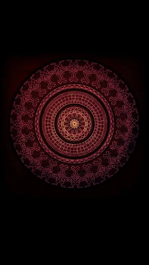 Indian Aesthetic Dark Mandala Wallpaper