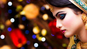 Indian Bridal Side Profile Wallpaper