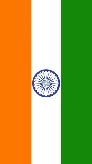 Indian Flag Mobile Vertical Pattern Wallpaper
