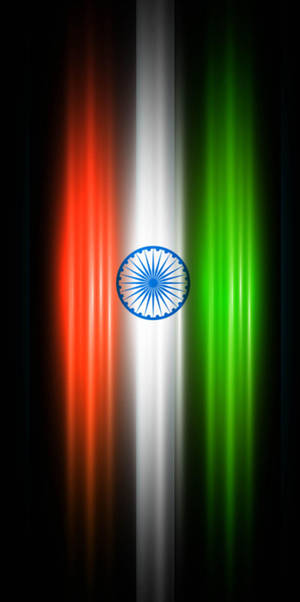 Indian Flag Mobile Wave Vector Wallpaper