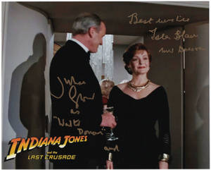 Indiana Jones Signed Poster Wallpaper