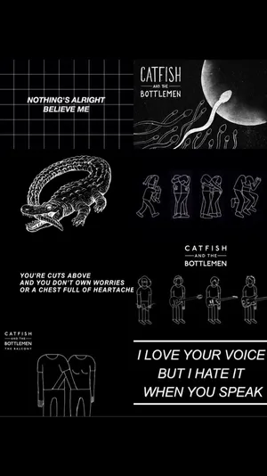 Indie Band Collage For Phone Wallpaper Wallpaper