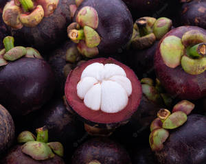 Indonesian Mangosteen Fruit Wallpaper