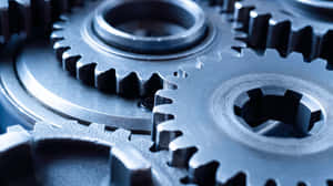 Industrial Gears Closeup Wallpaper