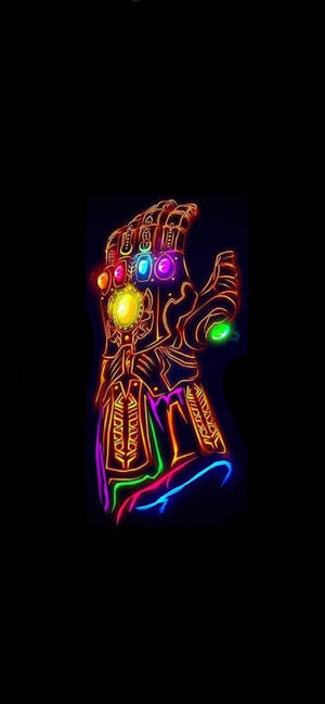 Infinity Gauntlet Art Marvel Iphone Xr Wallpaper